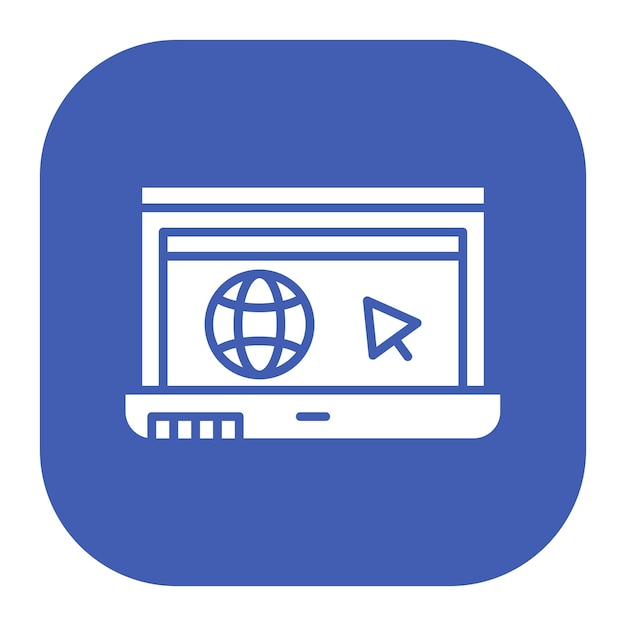 Ilustración vectorial del sitio web