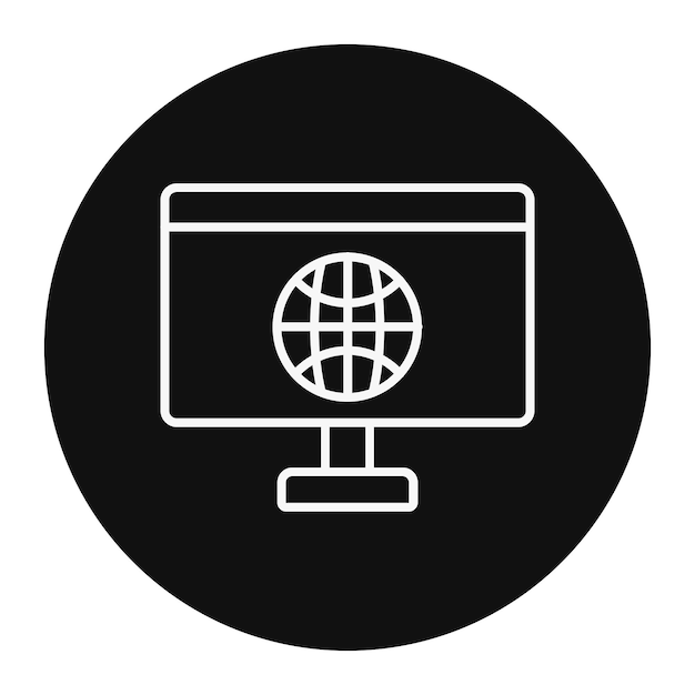 Ilustración vectorial del sitio web