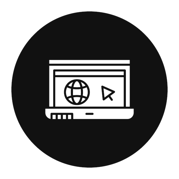 Ilustración vectorial del sitio web