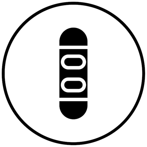 Ilustración vectorial del snowboarder