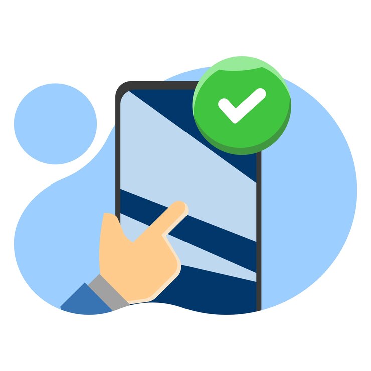 Vector ilustración vectorial sobre el concepto sin contacto o el apoyo a la digitalización