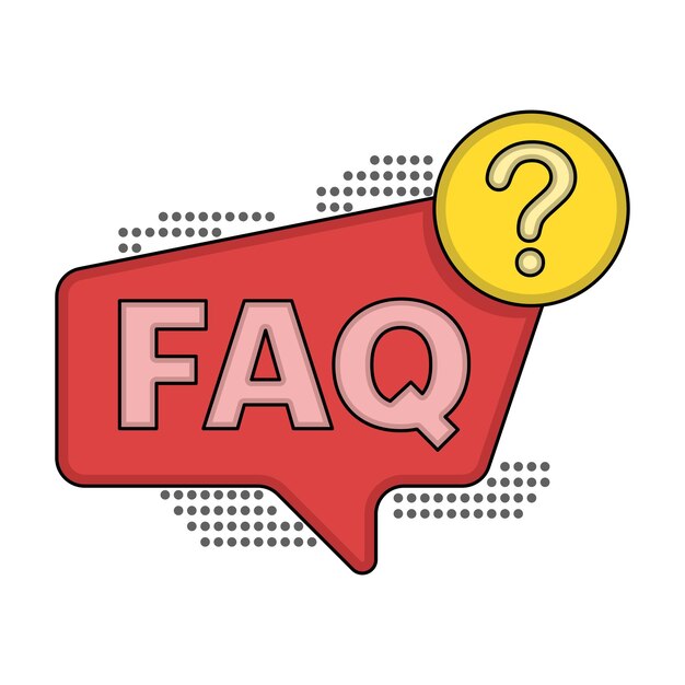 Ilustración vectorial sobre el concepto de FAQ o preguntas frecuentes o centro de apoyo en línea