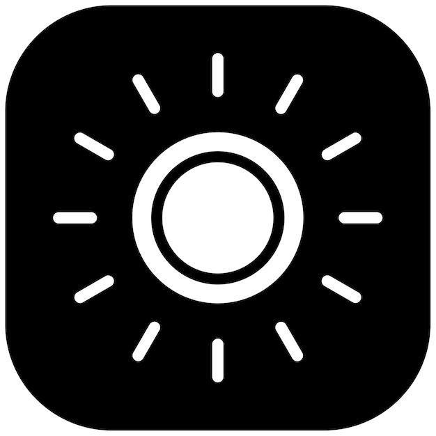 Ilustración vectorial del sol