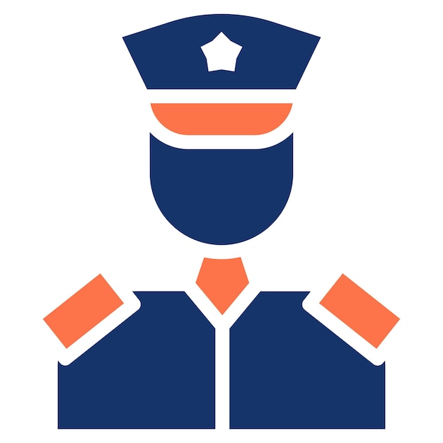 Ilustración vectorial del soldado del ejército