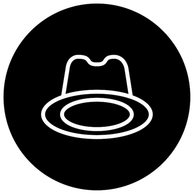 Ilustración vectorial del sombrero de los estafadores