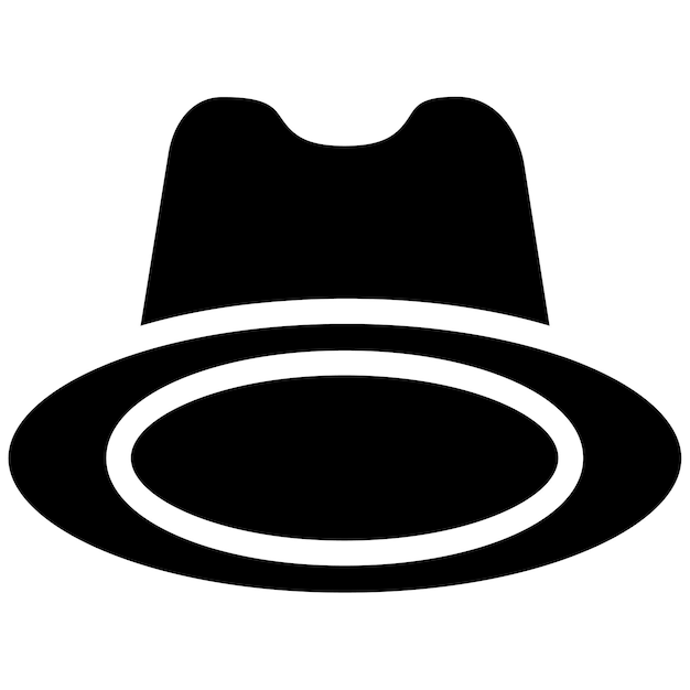 Ilustración vectorial del sombrero de los estafadores