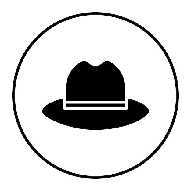 Ilustración vectorial del sombrero de vaquero