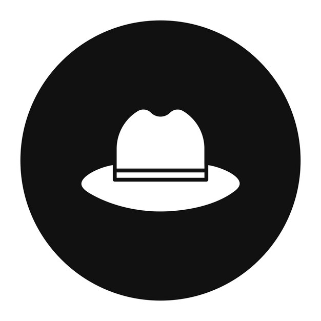 Ilustración vectorial del sombrero de vaquero