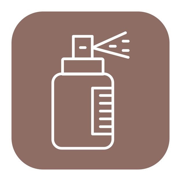Ilustración vectorial de spray de pimienta