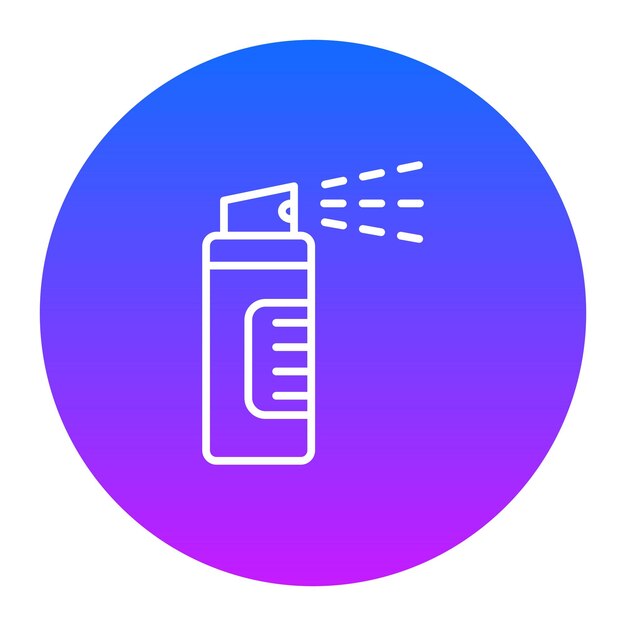 Ilustración vectorial de spray de pimienta