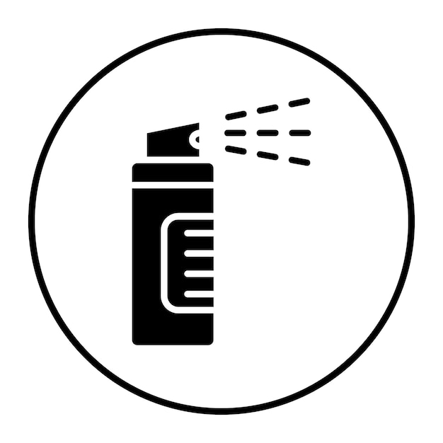 Ilustración vectorial de spray de pimienta