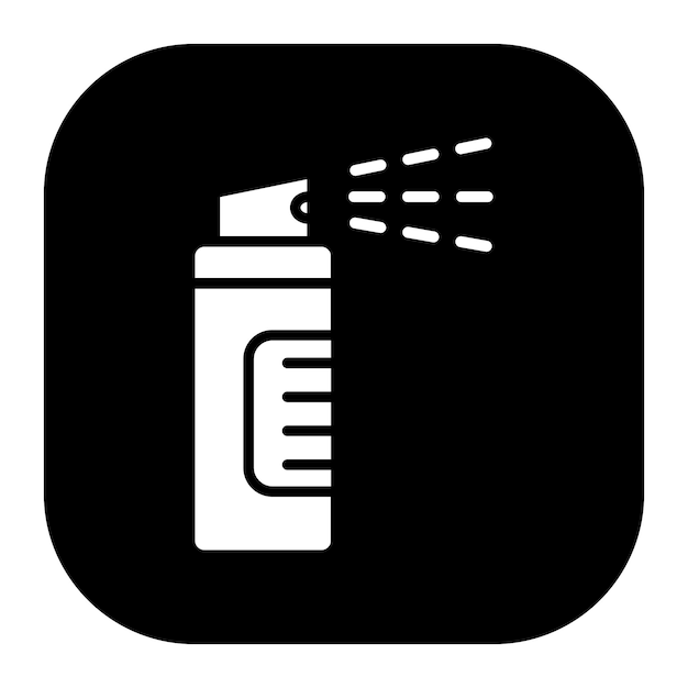 Ilustración vectorial de spray de pimienta