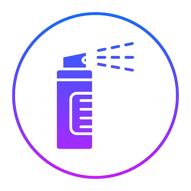 Ilustración vectorial de spray de pimienta