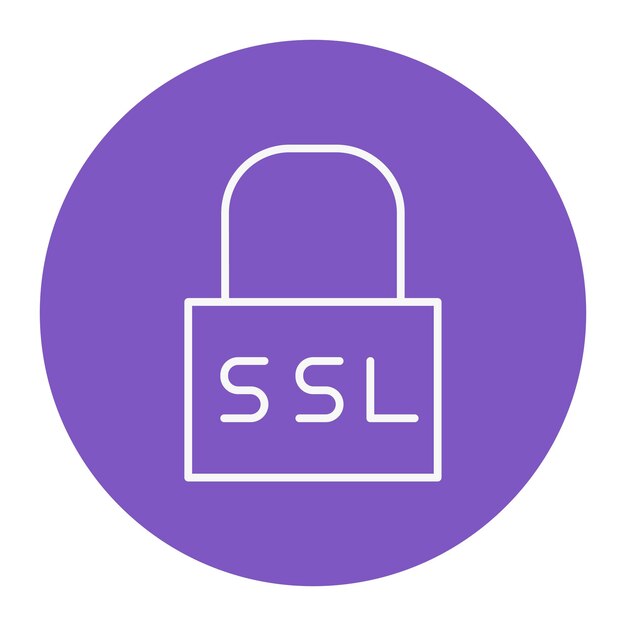 Ilustración vectorial de ssl