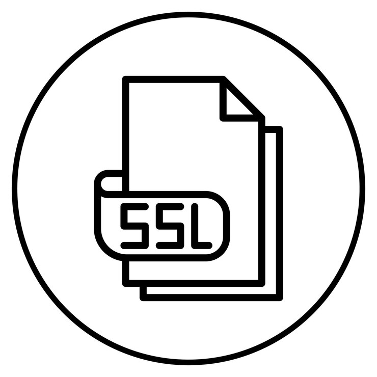 Vector ilustración vectorial de ssl