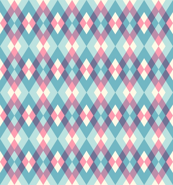 Ilustración vectorial de stock. Rombo de diamantes de patrón geométrico.