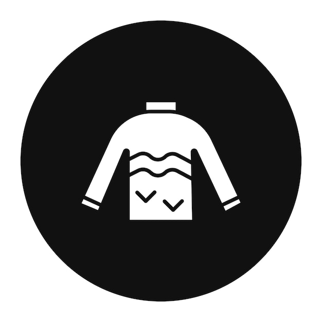 Ilustración vectorial del suéter