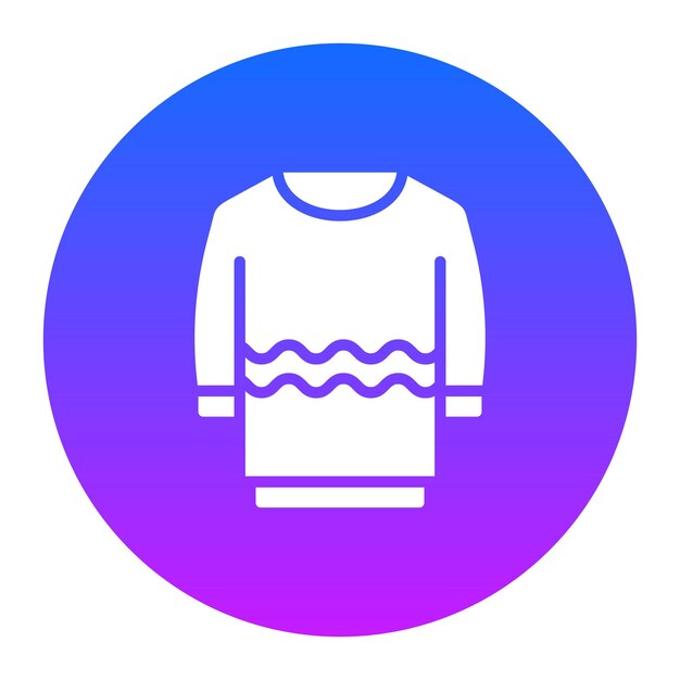 Ilustración vectorial del suéter