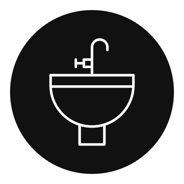 Ilustración vectorial del sumidero