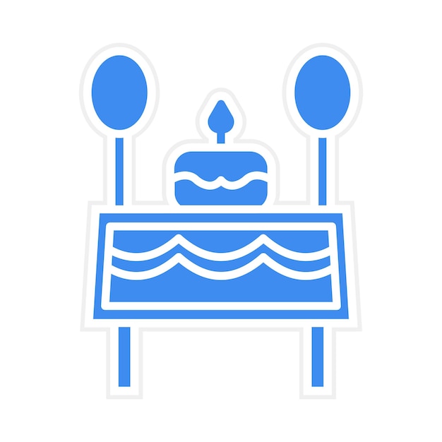 Ilustración vectorial de la tabla de cumpleaños