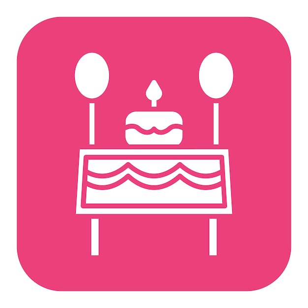 Ilustración vectorial de la tabla de cumpleaños
