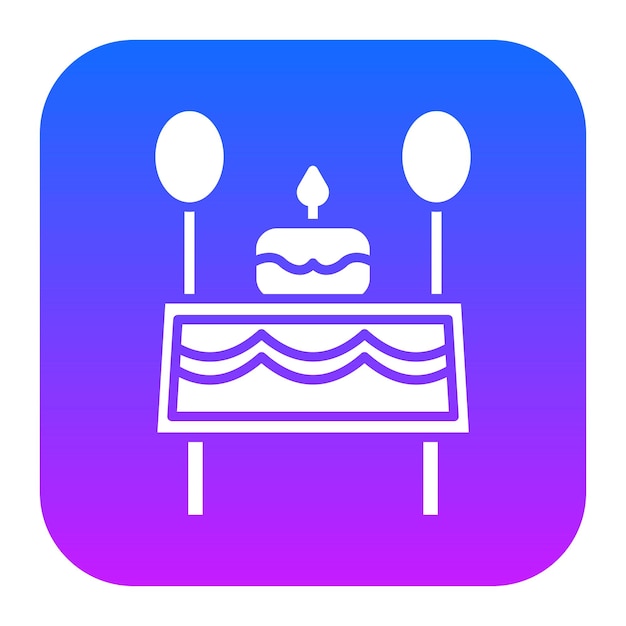 Ilustración vectorial de la tabla de cumpleaños