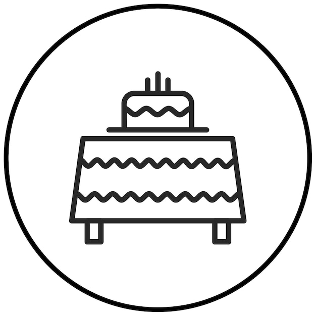 Ilustración vectorial de la tabla de cumpleaños