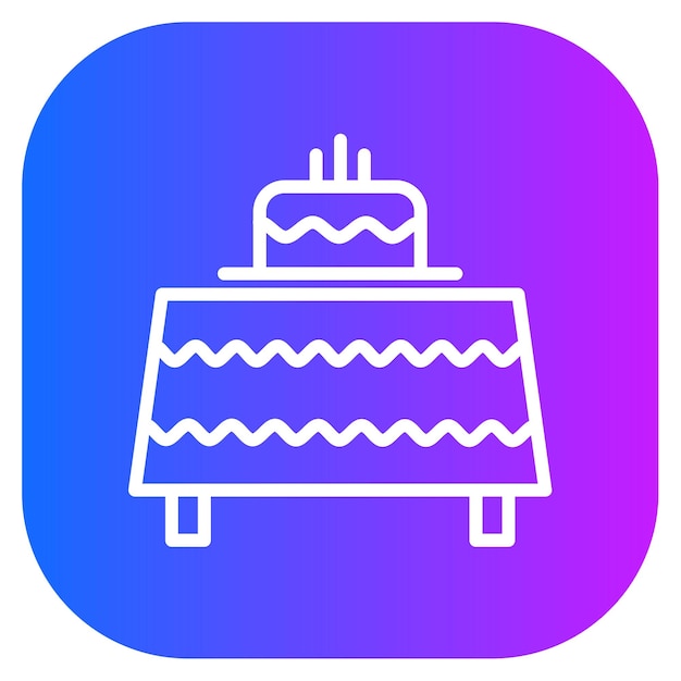 Ilustración vectorial de la tabla de cumpleaños