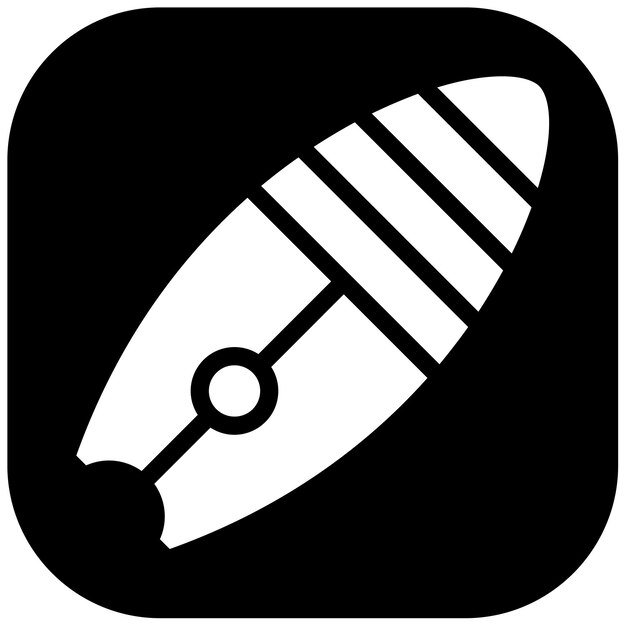 Ilustración vectorial de la tabla de surf