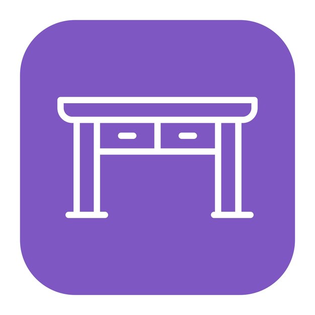 Ilustración vectorial de la tabla