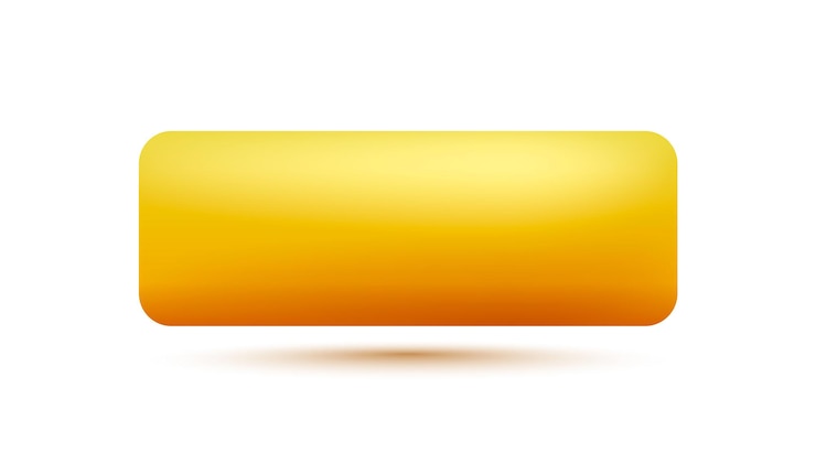 Vector ilustración vectorial de tablero de color del botón de la barra de eventos de la etiqueta de marco amarillo