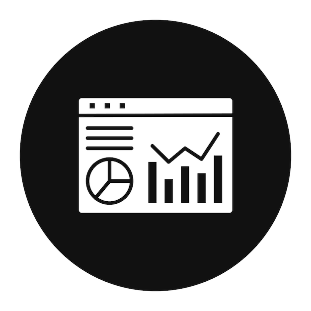 Ilustración vectorial del tablero del sitio web