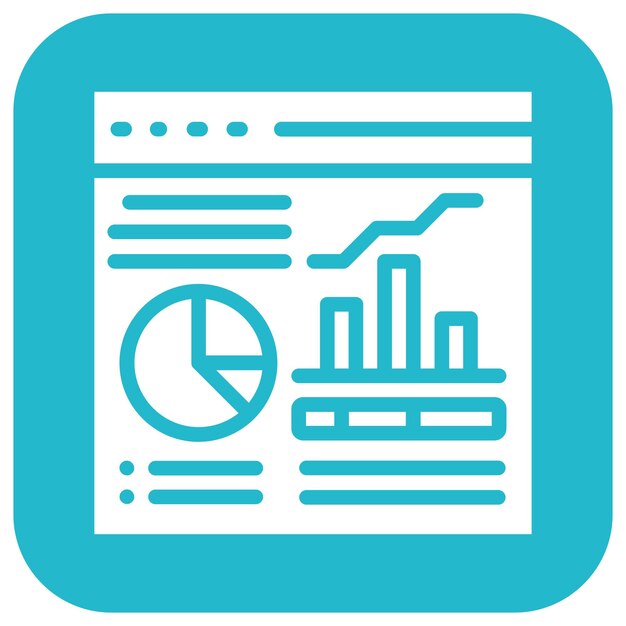 Ilustración vectorial del tablero del sitio web