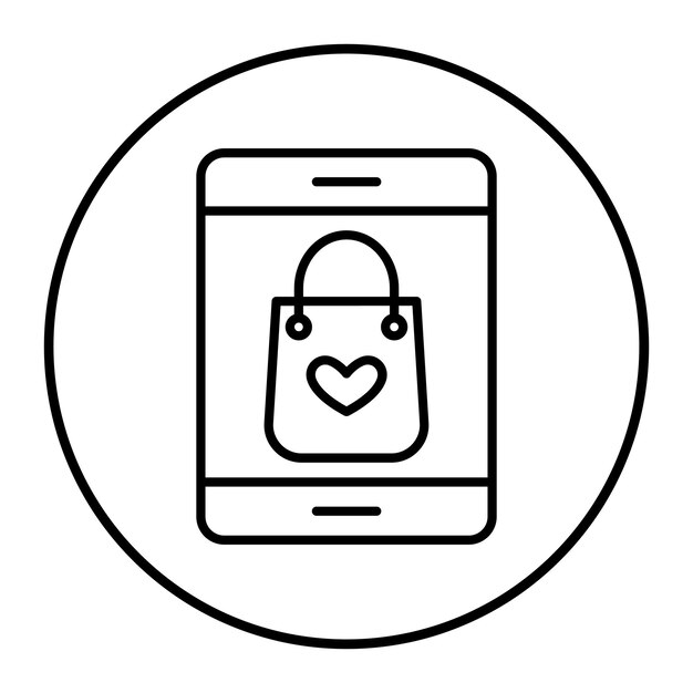 Ilustración vectorial de la tableta de comercio electrónico