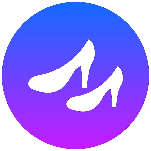 Ilustración vectorial de tacones altos