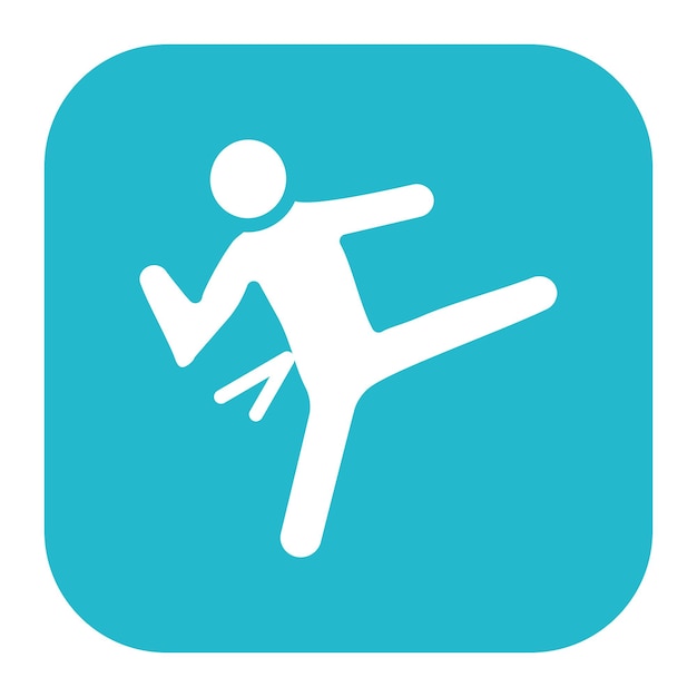 Ilustración vectorial de Taekwondo