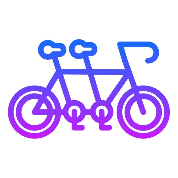 Ilustración vectorial en tándem