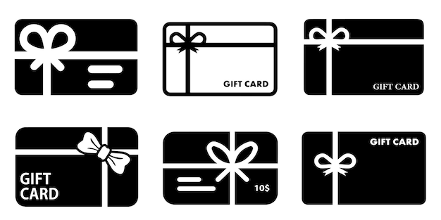 Ilustración vectorial de la tarjeta de regalo