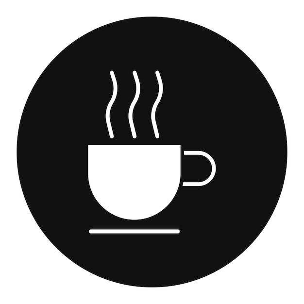 Ilustración vectorial de la taza de café