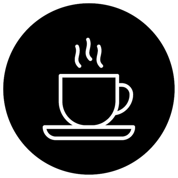 Ilustración vectorial de la taza de espresso