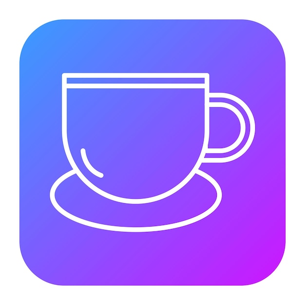 Ilustración vectorial de la taza