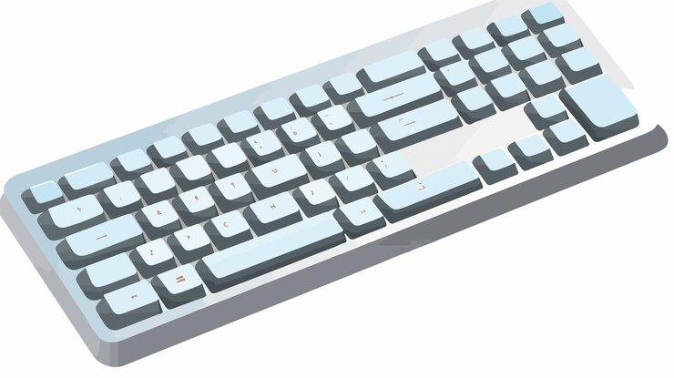 Vector ilustración vectorial de las teclas de flecha del teclado de la computadora