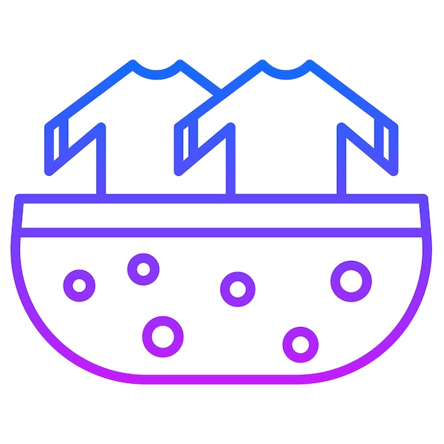 Ilustración vectorial de la tela de limpieza