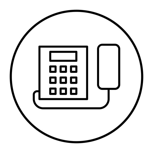 Ilustración vectorial del teléfono