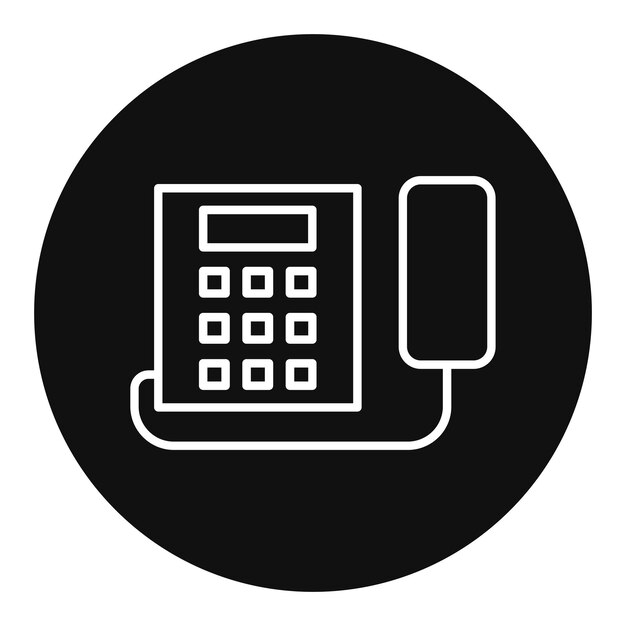 Ilustración vectorial del teléfono
