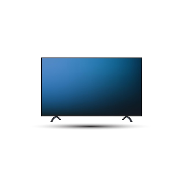 ilustración vectorial de televisión realista
