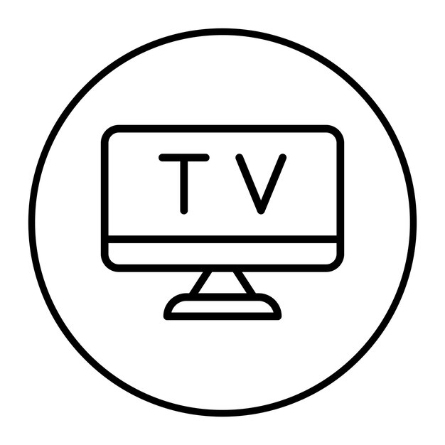 Ilustración vectorial para la televisión