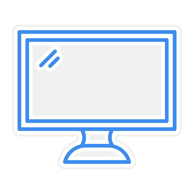 Ilustración vectorial para la televisión