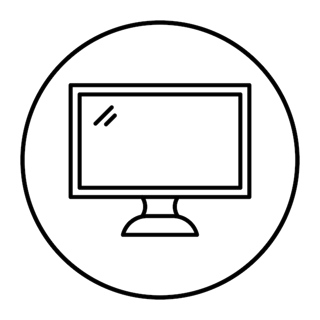 Ilustración vectorial para la televisión