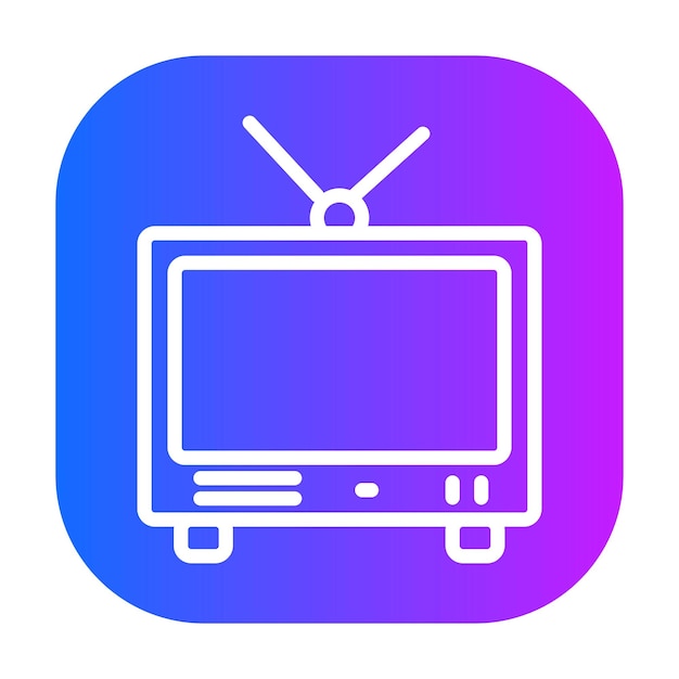 Ilustración vectorial para la televisión